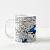 Utagawa Hiroshige - Trommelbrug bij Meguro Koffiemok (Links)