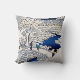 Utagawa Hiroshige - Trommelbrug bij Meguro Kussen