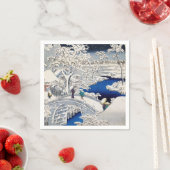 Utagawa Hiroshige - Trommelbrug bij Meguro Servet (Insitu)