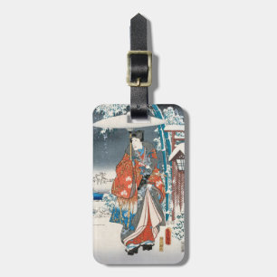 Utagawa Hiroshige - Verhaal van Genji, Elegante Pr Bagagelabel
