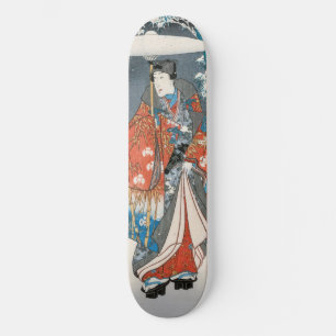 Utagawa Hiroshige - Verhaal van Genji, Elegante Pr Persoonlijk Skateboard