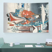 Utagawa Hiroshige - Verhaal van Genji, Elegante Pr Spandoek (Beurs)