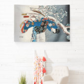 Utagawa Hiroshige - Verhaal van Genji, elegante vr Spandoek (Insitu)