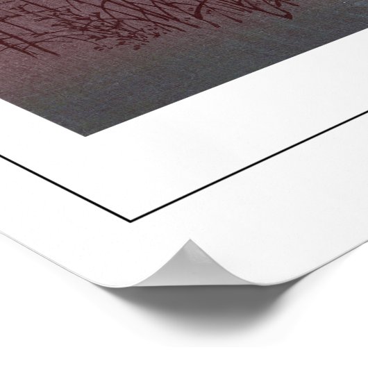 Utagawa Hiroshige Zedign Art Poster #100 (Hoek)