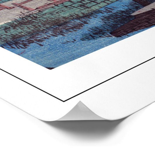 Utagawa Hiroshige Zedign Art Poster #368 (Hoek)