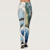 Utagawa Hiroshige - Zee bij Satta, provincie Surug Leggings (Achterkant)