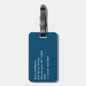 Utagawa Hiroshige - Zee van Satta, provincie Surug Bagagelabel (Achterkant verticaal)