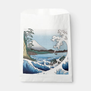 Utagawa Hiroshige - Zee van Satta, provincie Surug Bedankzakje