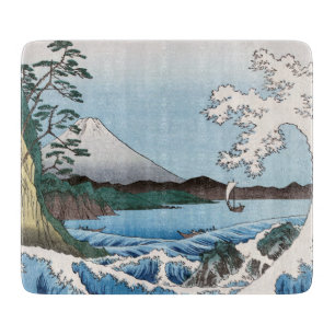 Utagawa Hiroshige - Zee van Satta, provincie Surug Snijplank