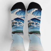 Utagawa Hiroshige - Zee van Satta, provincie Surug Sokken (Top)