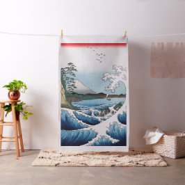 Utagawa Hiroshige - Zee van Satta, provincie Surug Stof