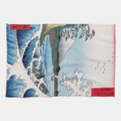 Utagawa Hiroshige - Zee van Satta, provincie Surug Theedoek (Horizontaal)