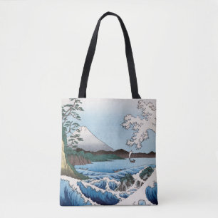 Utagawa Hiroshige - Zee van Satta, provincie Surug Tote Bag