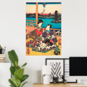 Utagawa Kunisada Poster (Thuiskantoor)