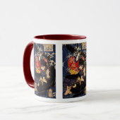 Utagawa Kuniyoshi, 鬼若丸の鯉退治 Mok (Voorkant links)