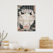 Utagawa Kuniyoshi brengt 50 stations van Poster (Keuken)