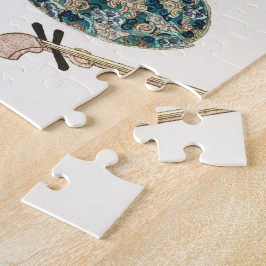 Utagawa Kuniyoshi - Courtisane Legpuzzel (Zijkant)