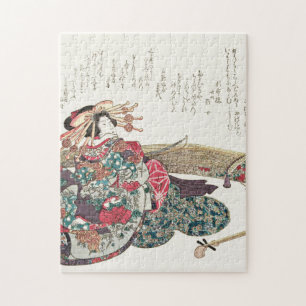 Utagawa Kuniyoshi - Courtisane Legpuzzel