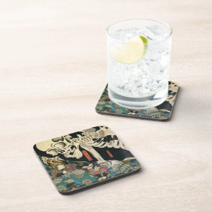 Utagawa Kuniyoshi Drankjes Onderzetter