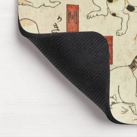 Utagawa Kuniyoshi - Katten Muismat (Hoek)