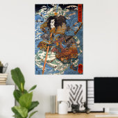 Utagawa Kuniyoshi Samurai Poster (Thuiskantoor)