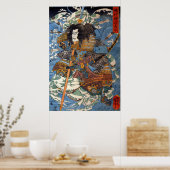 Utagawa Kuniyoshi Samurai Poster (Keuken)