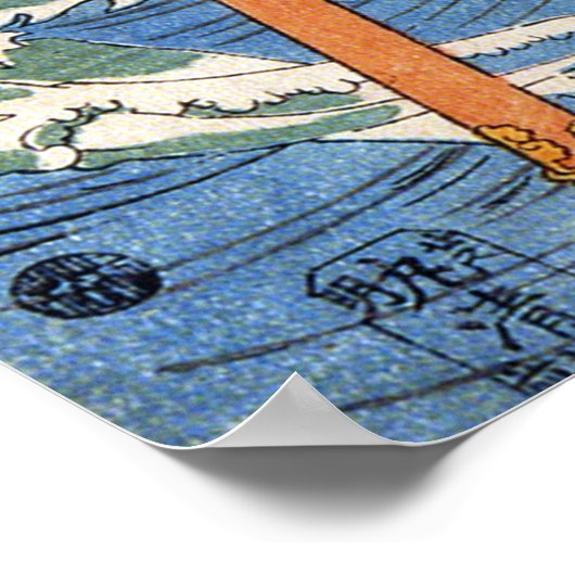 Utagawa Kuniyoshi Samurai Poster (Hoek)