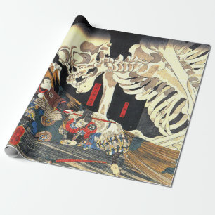 Utagawa Kuniyoshi Takiyasha de heks en het skelet Cadeaupapier