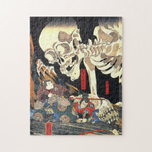 Utagawa Kuniyoshi Takiyasha de heks en het skelet Legpuzzel