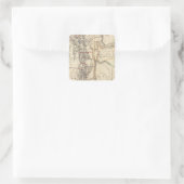 Utah 2 vierkante sticker (Tas)