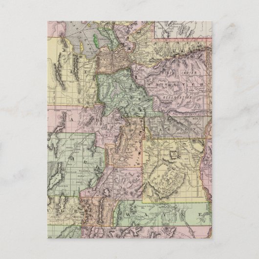 Utah 3 briefkaart (Voorkant)