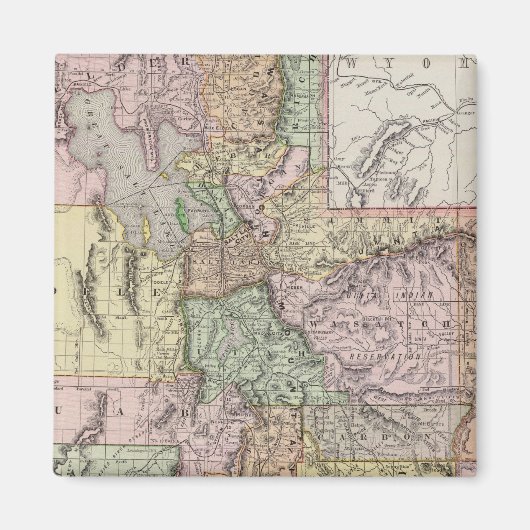 Utah 3 magneet (Voorkant)