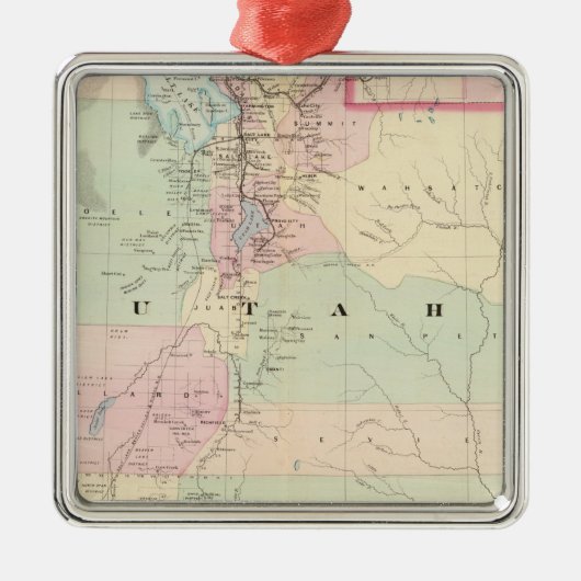 Utah 3 metalen ornament (Voorkant)