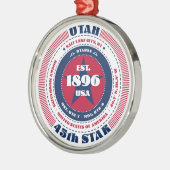 Utah 45e Staat Kerst Ornament (Links)