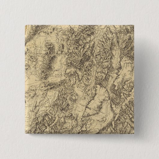 Utah 7 vierkante button 5,1 cm (Voorkant)