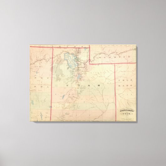 Utah 8 canvas afdruk (Voorkant)