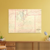 Utah 8 canvas afdruk (Insitu (Woonkamer))