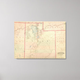 Utah 8 canvas afdruk