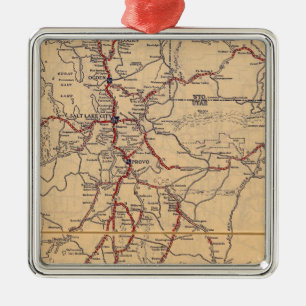 Utah 8 metalen ornament