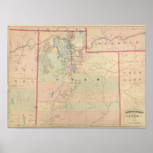 Utah 8 poster (Voorkant)