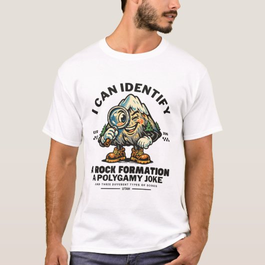 Utah : a rock formation t-shirt (Voorkant)