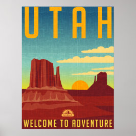Utah Adventure -  ontwerp Poster