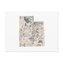 Utah  Afbeelding Map Antiek Utahan Chart