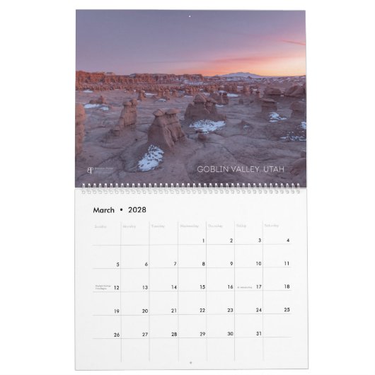 Utah-agenda tot 24 maanden! kalender (Mar 2028)