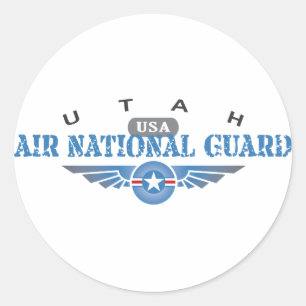Utah Air National Guard Ronde Sticker