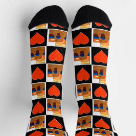 Utah Arches geïllustreerd State Map UT Heart Patte Sokken