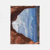 Utah, Arches National Park, Delicate Arch Fleece Deken (Voorkant)