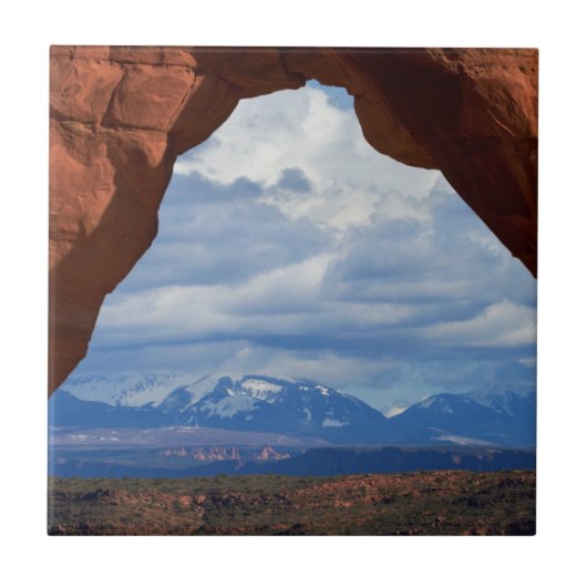 Utah, Arches National Park, Delicate Arch Tegeltje (Voorkant)