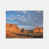 Utah, Arches National Park, rotsformaties 2 Fleece Deken (Voorkant (Horizontaal))