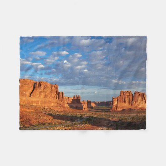 Utah, Arches National Park, rotsformaties 2 Fleece Deken (Voorkant (Horizontaal))